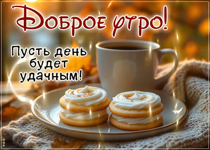Postcard доброе утро! пусть день будет удачным