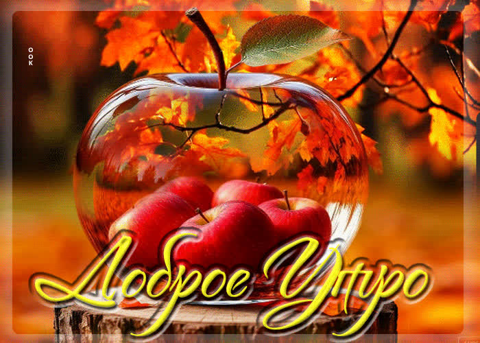 Picture лёгкая осенняя гифка доброе утро!