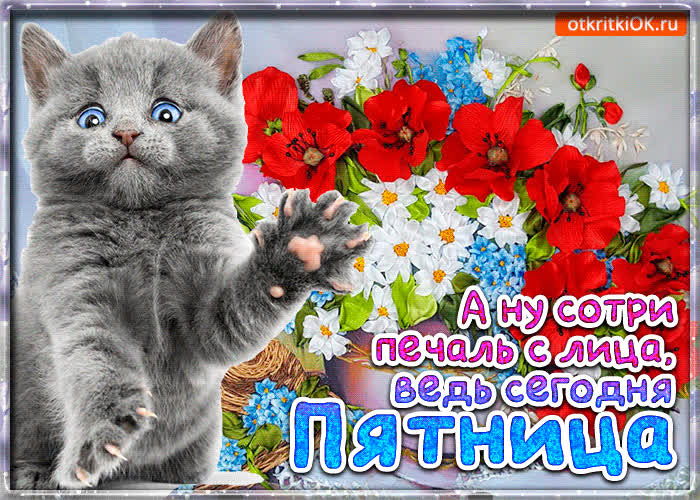 Картинка поздравление с пятницей для друзей
